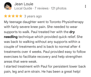 Testimonial Dry Needling 2