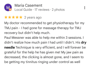 Testimonial Dry Needling 3